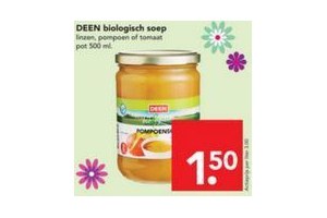 deen biologische soep voor eur1 50