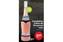 candaline cotes de provence rose