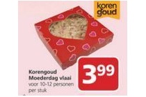 korengoud moederdag vlaai