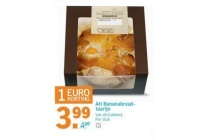 ah bananabread taartje