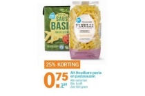 ah houdbare pasta en sauzen