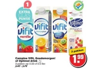 campina vifit goedemorgen of optimel drink