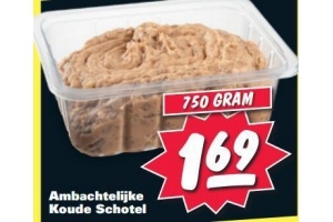 ambachtelijke koude schotel