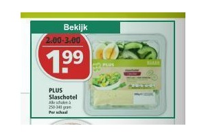 plus slaschotel voor eur1 99
