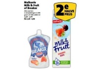 melkunie milk en fruit of breaker