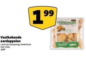 vastkokende aardappelen