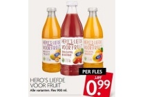 hero s liefde voor fruit