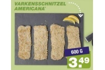 varkensschnitzel americana