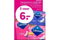 libresse maandverband en inlegkruisjes