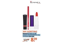 rimmel lip make up alle varianten 30 korting