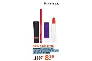 rimmel lip make up alle varianten 30 korting