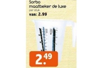 sorbo maatbeker de luxe