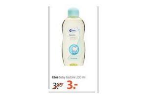 etos baby badolie 200 ml voor eur3