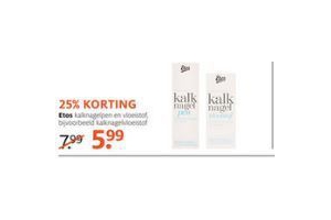 etos kalknagelpen en vloeistof 25 korting voor eur5 99