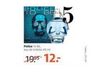 police to be eau de toilette 40 ml voor eur12