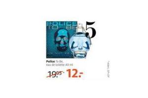 police to be eau de toilette 40 ml voor eur12