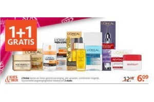 l oreal dames en heren gezichtsverzorging 2 stuks voor eur6 09