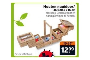 houten naaidoos