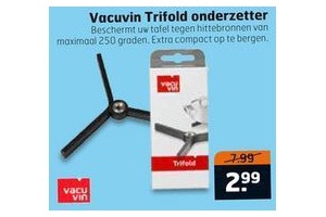 vacuvin trifold onderzetter