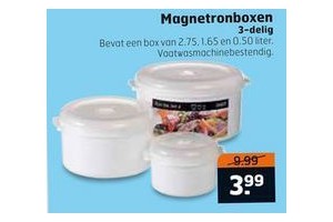 magnetronboxen 3 delig