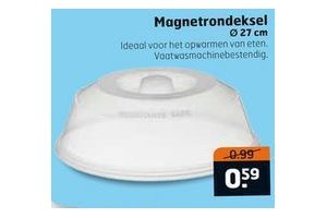 Magnetrondeksel €0,59 Beste.nl