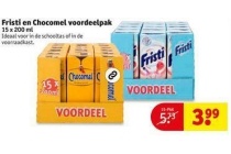 chocomel en fristi voordeelpak