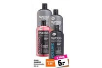 diverse soorten syoss shampoo