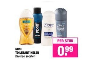 mini toiletartikelen