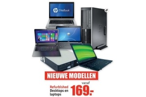 refurbished desktops en laptops