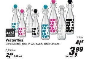 zak waterfles dotdot
