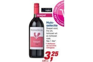 huisselectie wijn