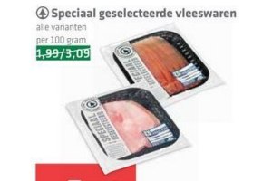 speciaal geselecteerde vleeswaren