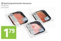 speciaal geselecteerde vleeswaren