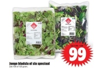 jonge bladsla of sla speciaal