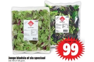 jonge bladsla of sla speciaal