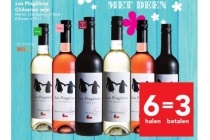 los pingueinos chileense wijn merlot chardonnay of rose