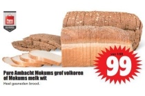 pure ambacht mokums grof volkoren of mokums melk wit
