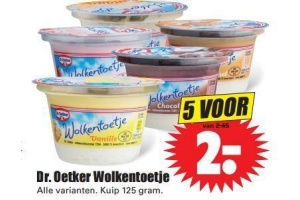 dr oetker wolkentoetje