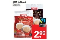 deen koffiepads alle soorten 36 stuks
