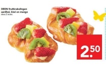 deen fruitkrakelingen aardbei kiwi en mango doos 2 stuks