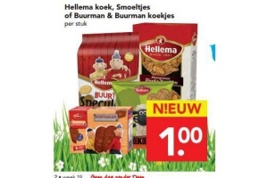 hellema koek smoeltjes of buurman en buurman koekjes