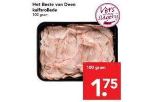 het beste van deen kalfsrollade 100 gram