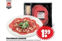 pure ambacht carpaccio