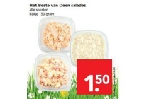 het beste van deen salades alle soorten bakje 150 gram