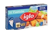 iglo vissticks pak kombino of crispino