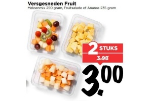 versgesneden fruit