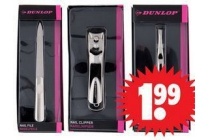 dunlop nagelknipper nagelvijl of pincet met of zonder led