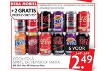 coca cola sprite dr pepper of fanta