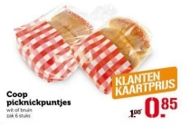 coop picknickpuntjes