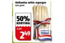 hollandse witte asperges